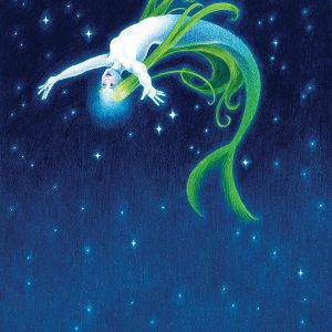 Postal La sirena que podía volar